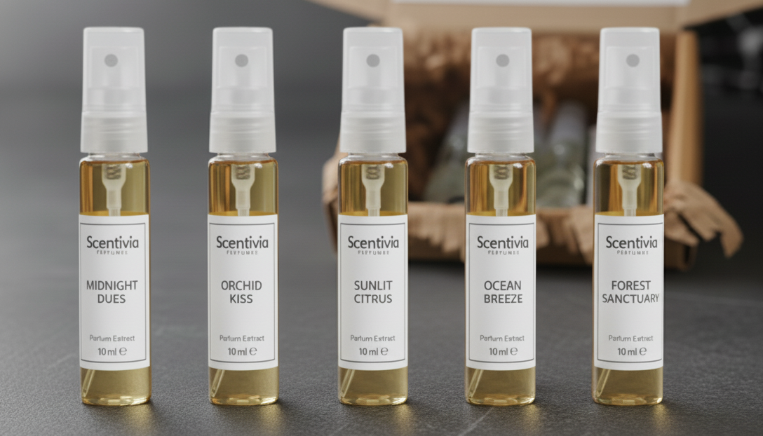 5 bottle of perfume of scentivia